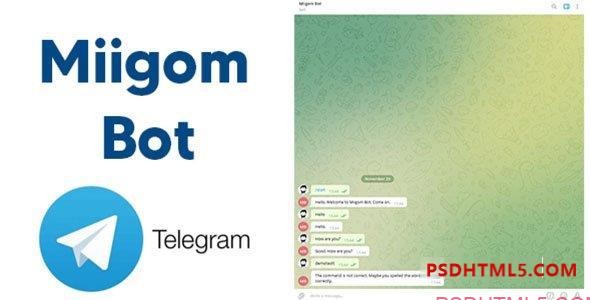 Miigom Bot v1.0 - Telegram Bot PHP 插件-尚睿切图网