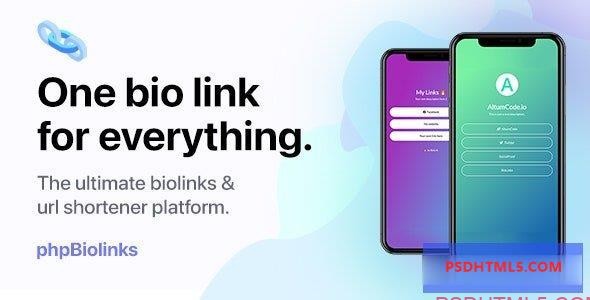 66biolinks v38.0.0 - Bio Links, URL Shortener - QR Codes Generator (SAAS) - nulled Plugins-尚睿切图网