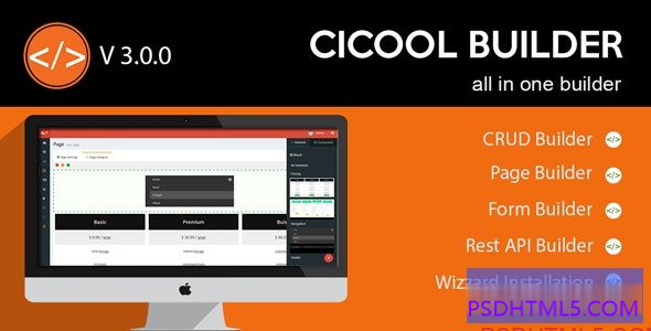 Cicool v3.4.4 – 页面、表格、Rest API 和 CRUD 生成器-尚睿切图网