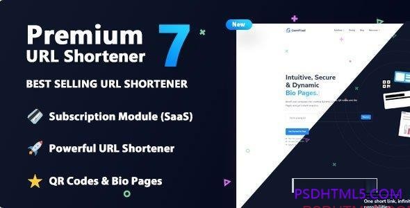 Premium URL Shortener v7.2.1 - nulled-尚睿切图网