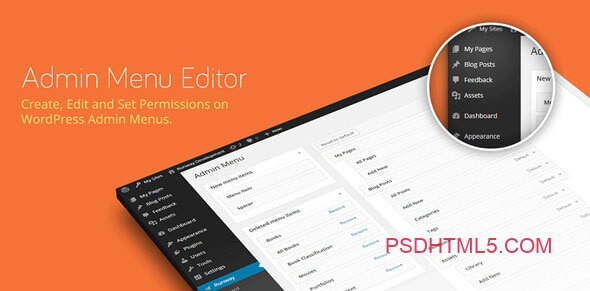 Admin Menu Editor Pro v2.24.2+插件 -尚睿切图网